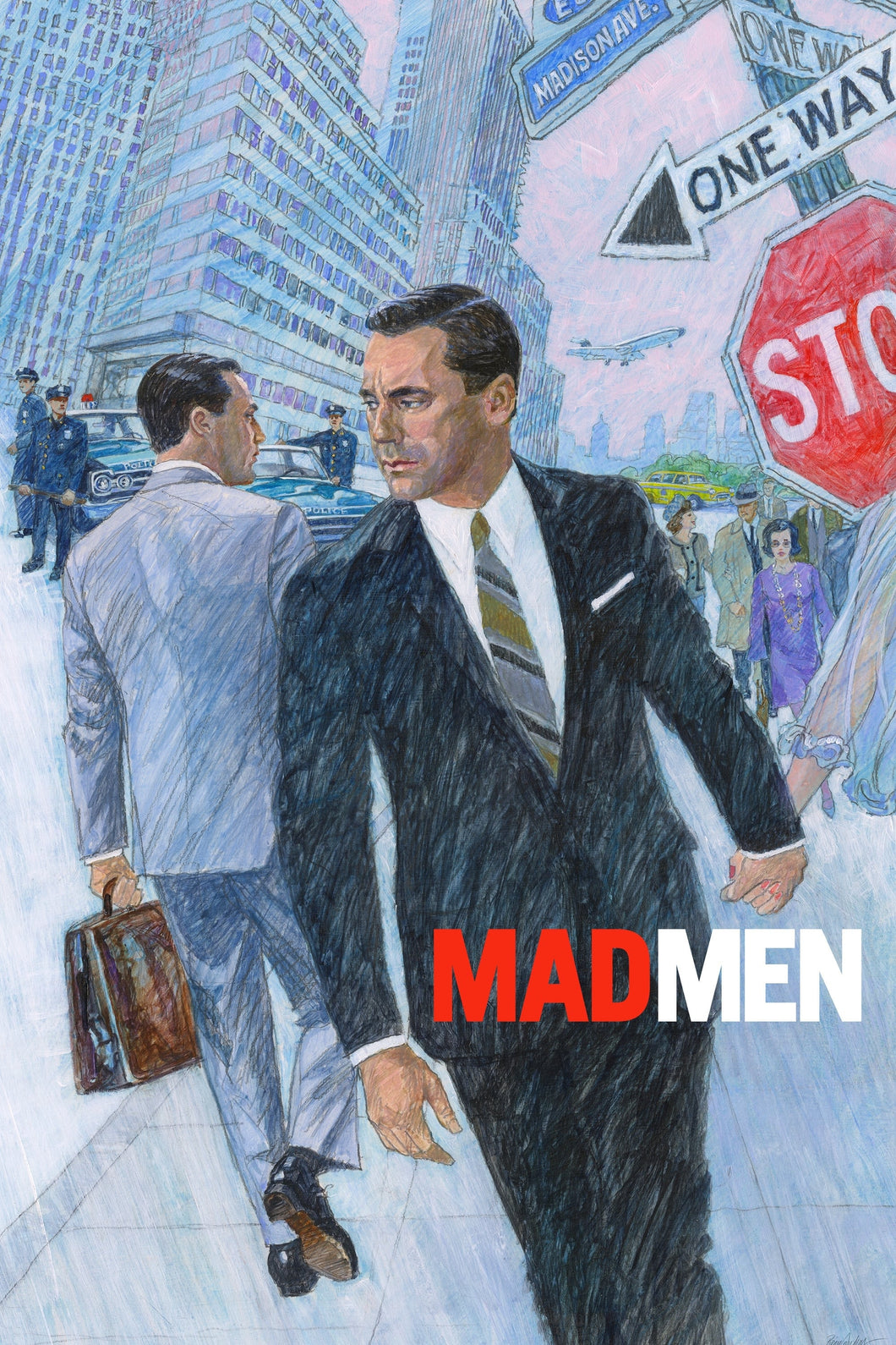 Mad Men (2007) TV Series High Quality Glossy Paper A1 A2 A3 A4 A3 Framed or Unframed!!!