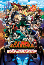 Load image into Gallery viewer, My Hero Academia World Heroes&#39; Mission (2021) Anime Movie Poster High Quality Glossy Paper A1 A2 A3 A4 A3 Framed or Unframed!!!
