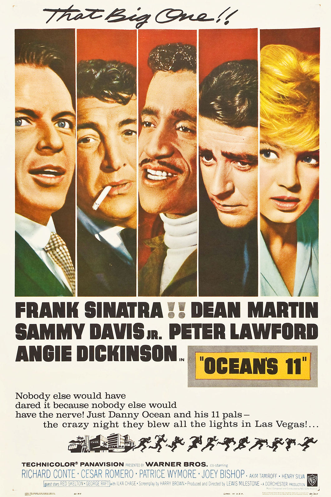 Ocean_s Eleven (1960) Movie Poster High Quality Glossy Paper A1 A2 A3 A4 A3 Framed or Unframed!!!