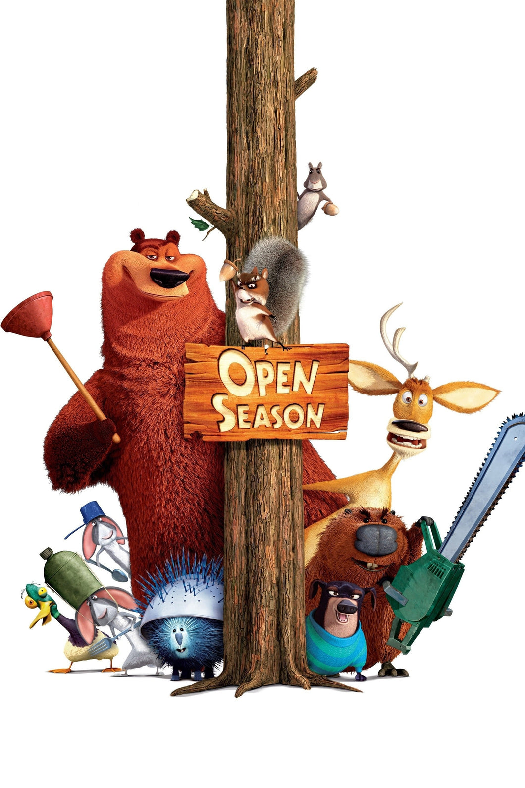 Open Season (2006) Animation Movie  High Quality Glossy Paper A1 A2 A3 A4 A3 Framed or Unframed!!!