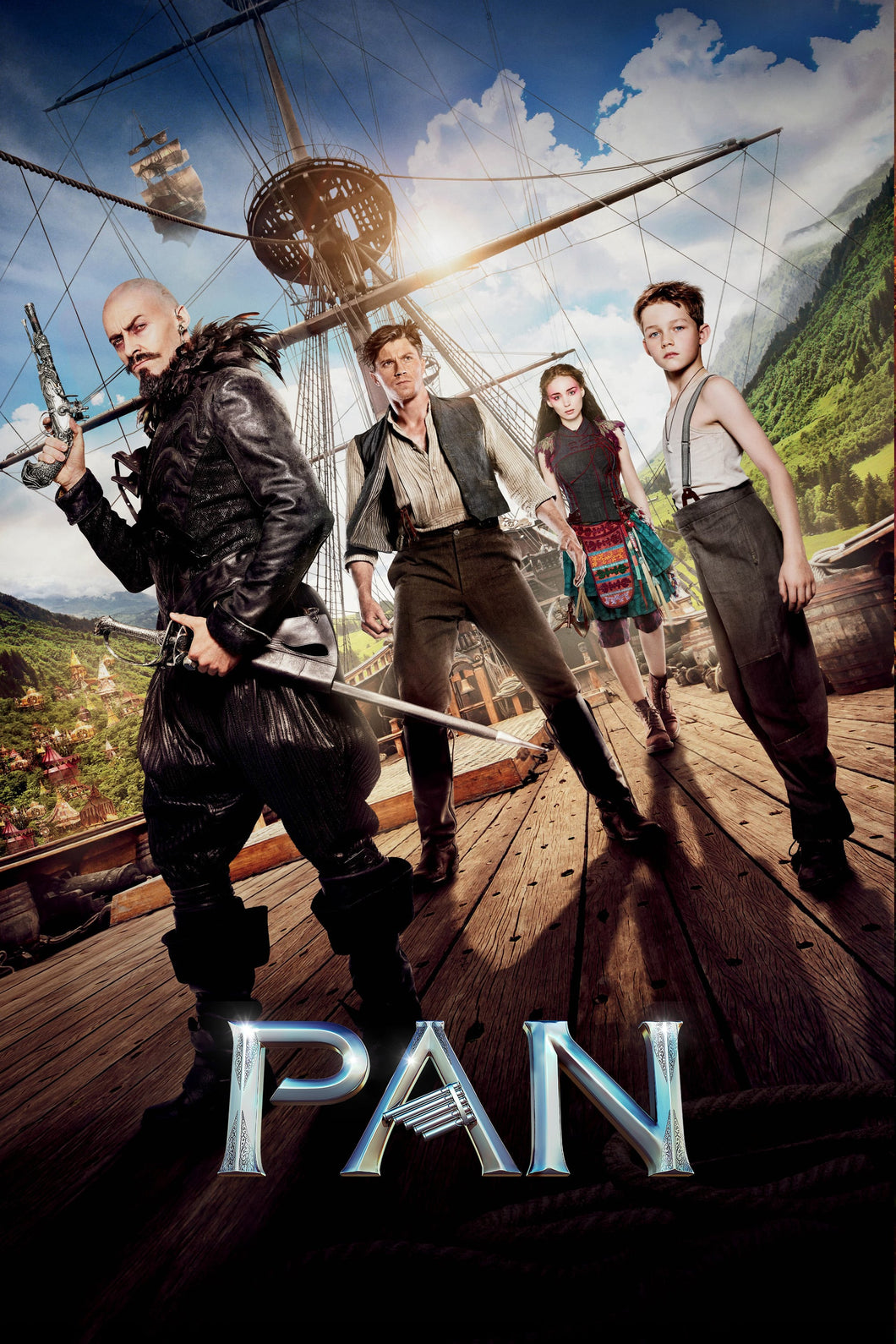 Pan v2 (2015) Movie Poster  High Quality Glossy Paper A1 A2 A3 A4 A3 Framed or Unframed!!!