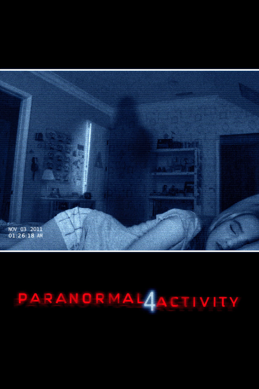 Paranormal Activity 4 Movie Poster Framed or Unframed Glossy Poster Free UK Shipping!!!