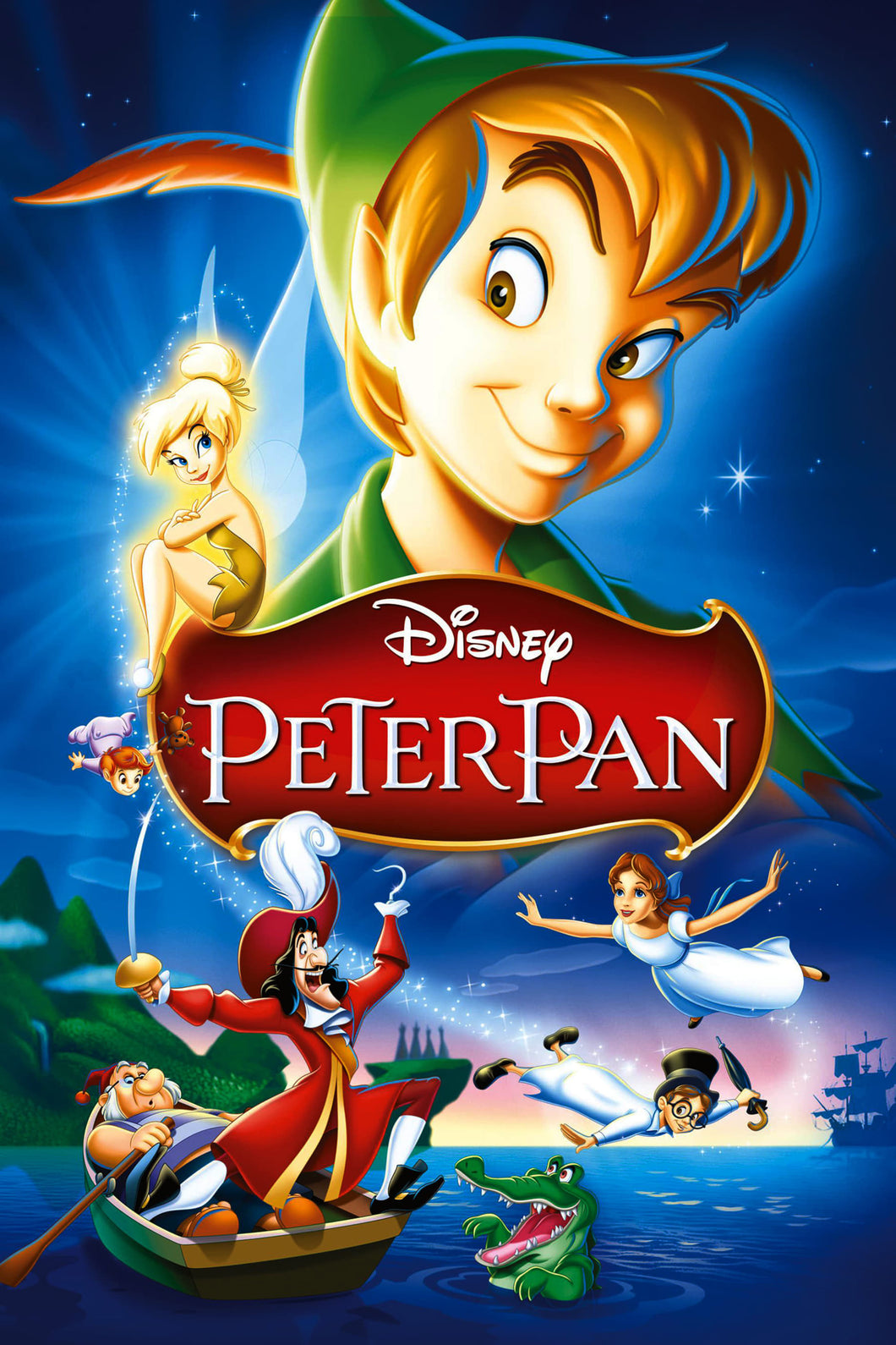 Peter Pan Animation Movie  High Quality Glossy Paper A1 A2 A3 A4 A3 Framed or Unframed!!!