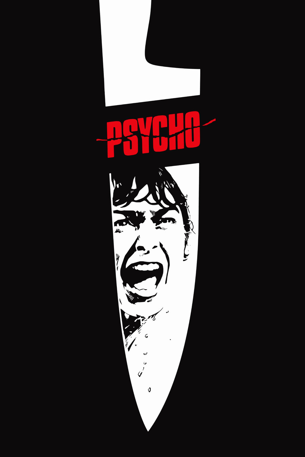 Psycho Movie Poster Framed or Unframed Glossy Poster Free UK Shipping!!!