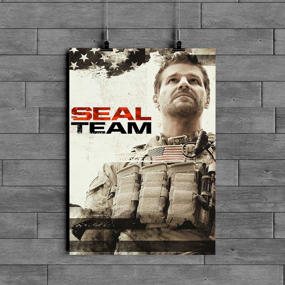 SEAL Team. ul TV Series High Quality Glossy Paper A1 A2 A3 A4 A3 Framed or Unframed!!!