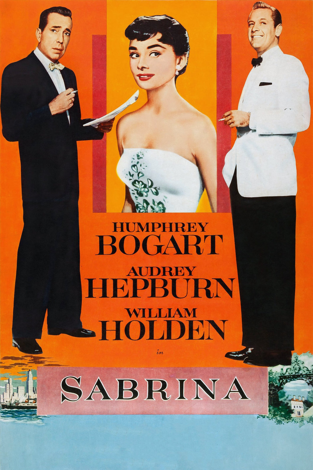 Sabrina (1954) Movie Poster High Quality Glossy Paper A1 A2 A3 A4 A3 Framed or Unframed!!