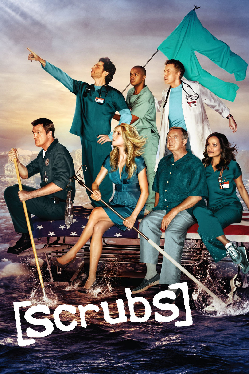 Scrubs (2001) TV Series High Quality Glossy Paper A1 A2 A3 A4 A3 Framed or Unframed!!!