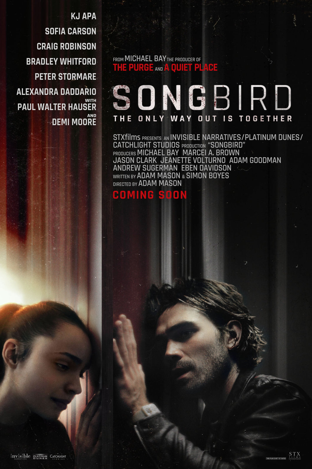 Songbird (2020) Movie Poster  High Quality Glossy Paper A1 A2 A3 A4 A3 Framed or Unframed!!!