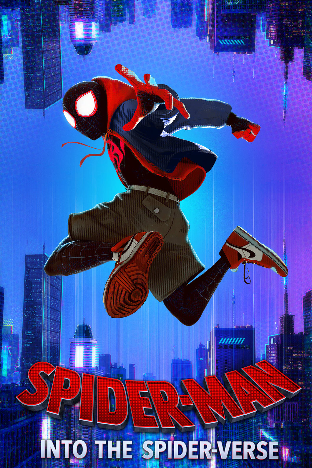 Spider-Man Into the Spider-Verse (2018) v3  Movie Poster High Quality Glossy Paper A1 A2 A3 A4 A3 Framed or Unframed!!!