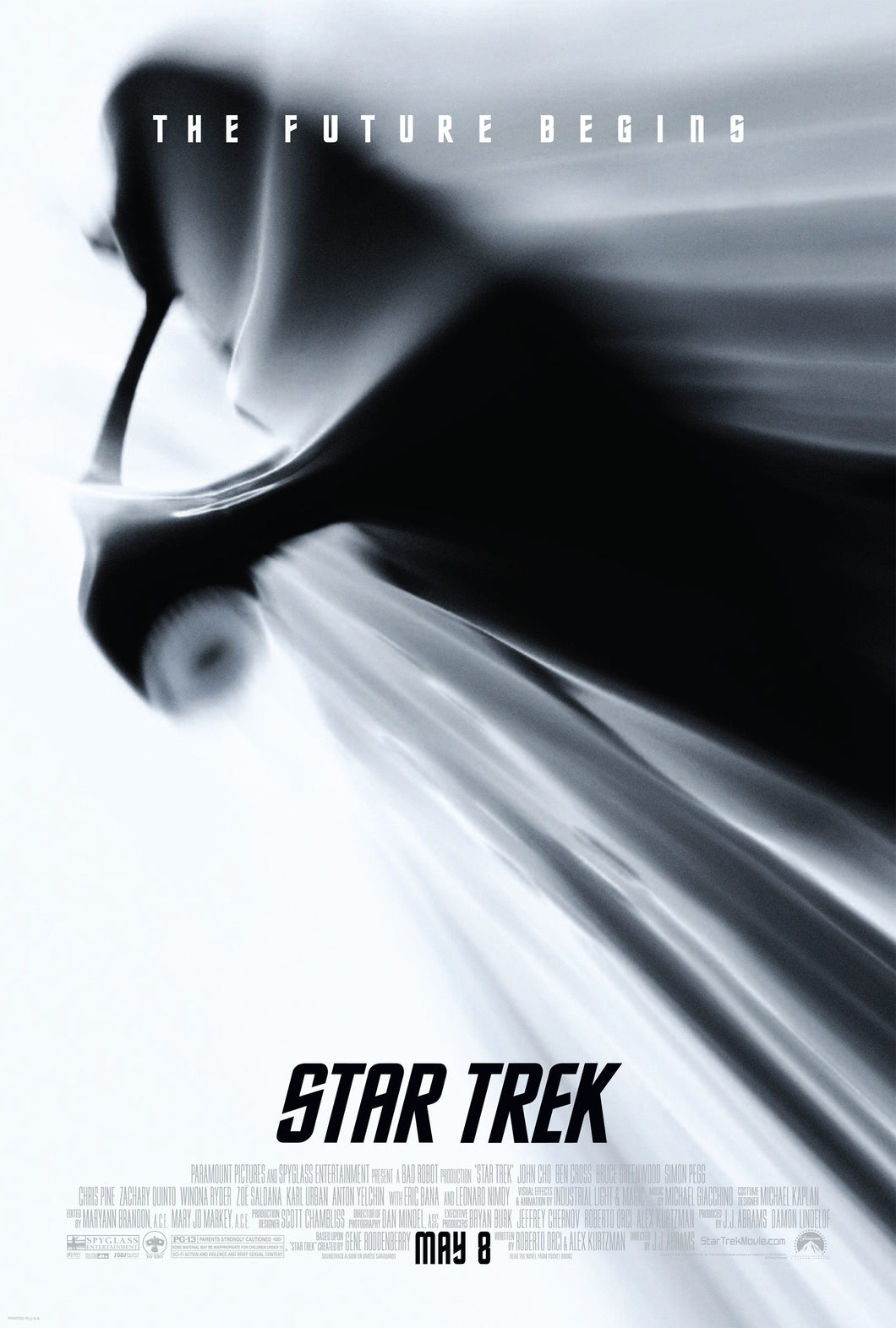 Star Trek Movie Poster Framed or Unframed Glossy Poster Free UK Shipping!!!