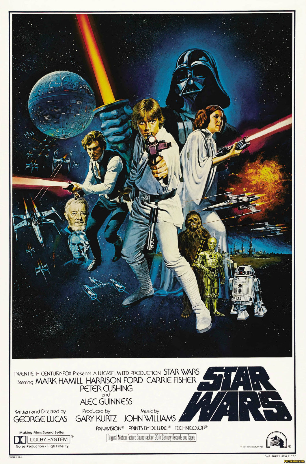 Star Wars Movie Poster Framed or Unframed Glossy Poster Free UK Shipping!!!
