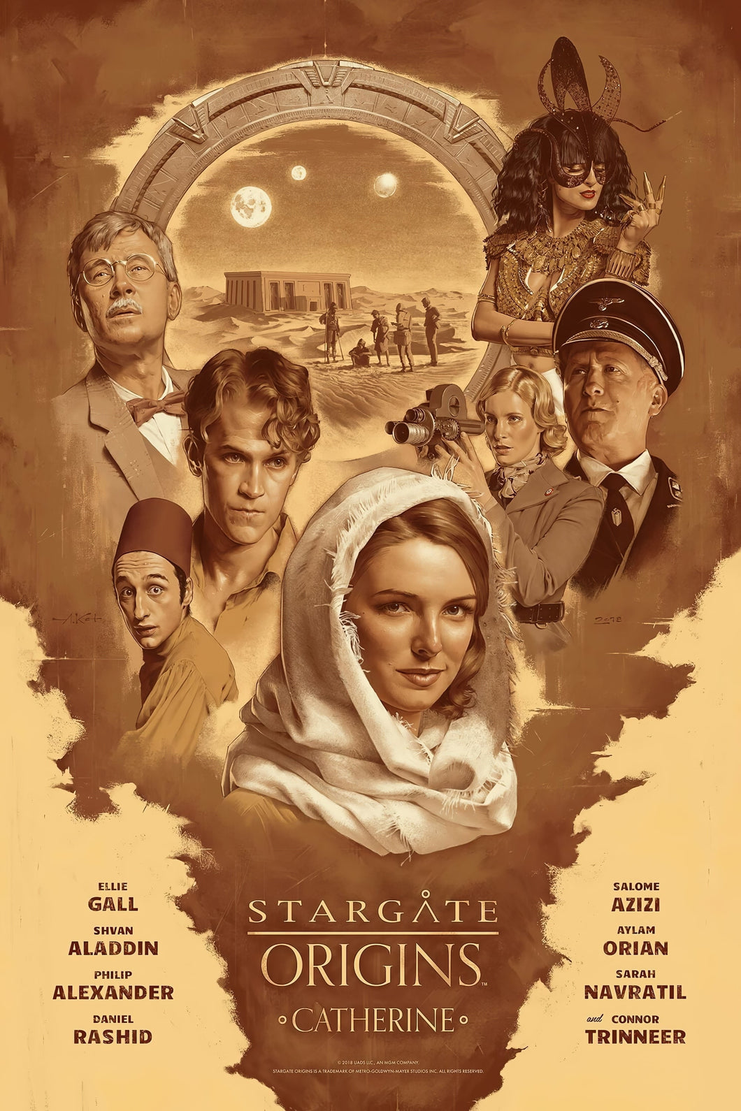 Stargate Origins (2018) TV Series High Quality Glossy Paper A1 A2 A3 A4 A3 Framed or Unframed!!!