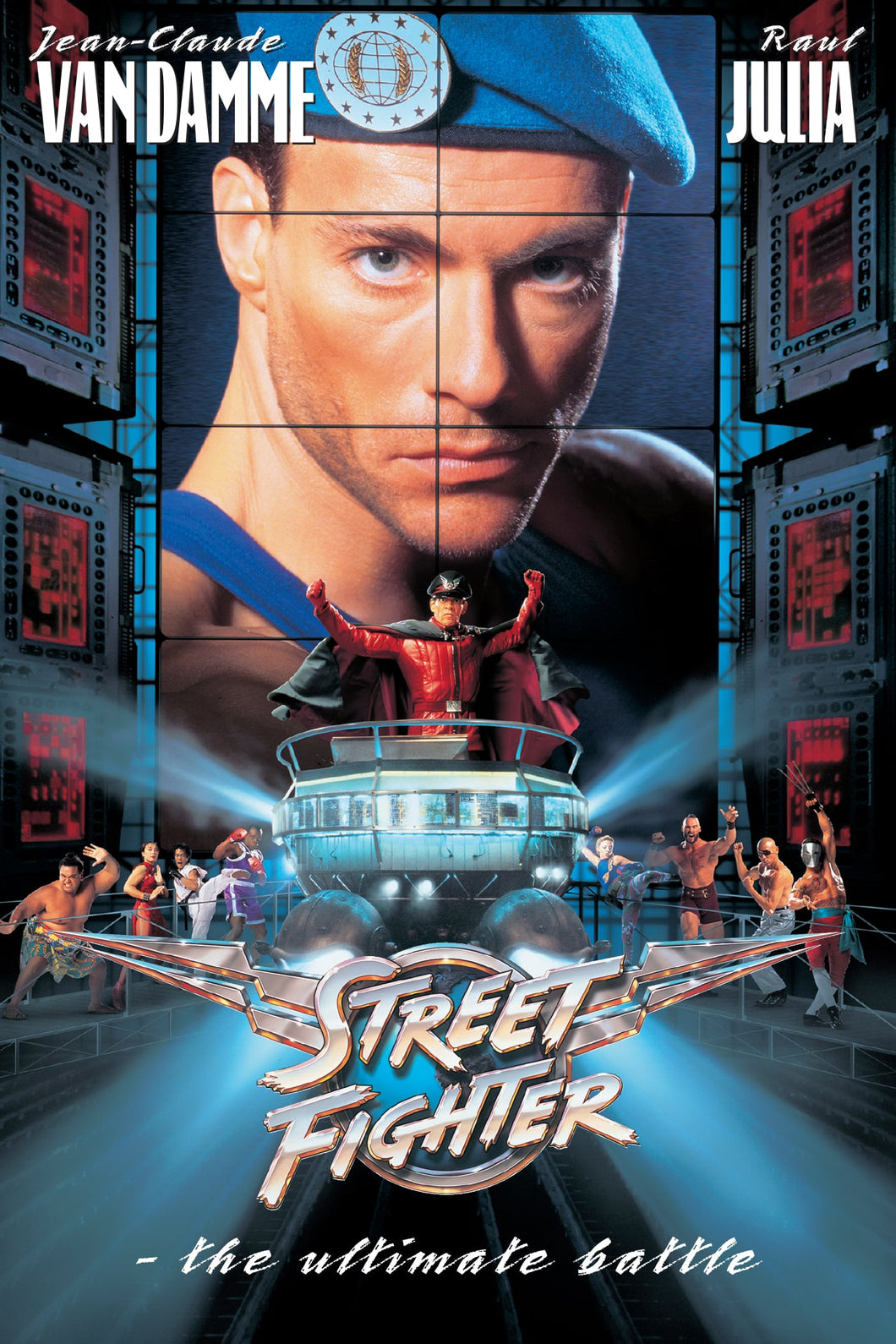 Street Fighter (1994)v2 Movie Poster High Quality Glossy Paper A1 A2 A3 A4 A3 Framed or Unframed!!!