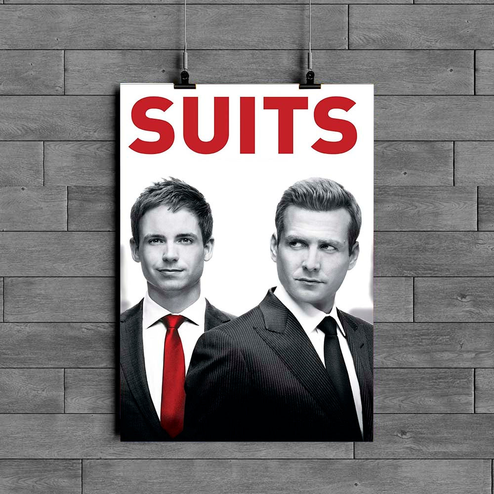 Suits ul TV Series High Quality Glossy Paper A1 A2 A3 A4 A3 Framed or Unframed!!!