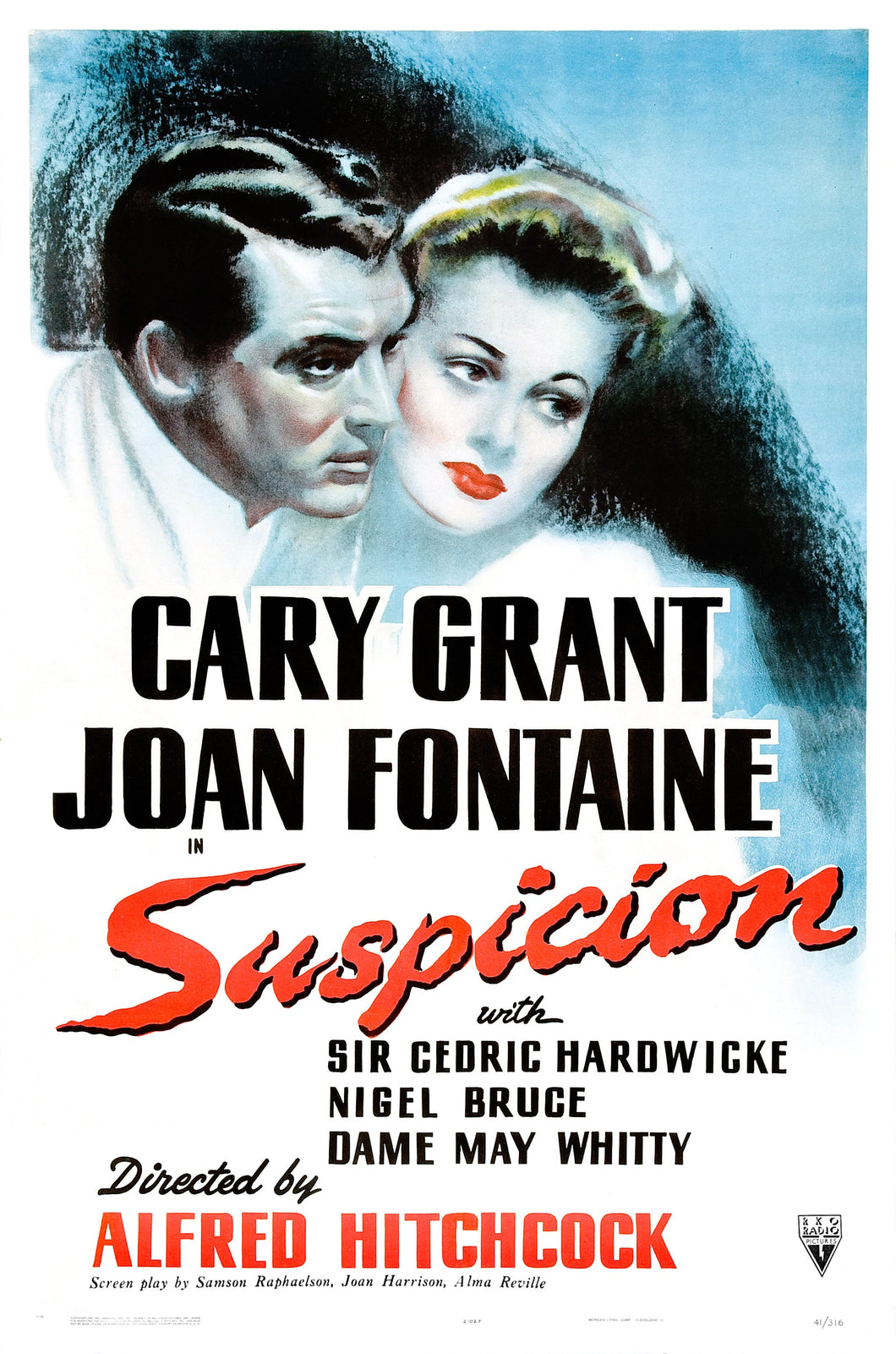 Suspicion (1941) Movie Poster High Quality Glossy Paper A1 A2 A3 A4 A3 Framed or Unframed!!