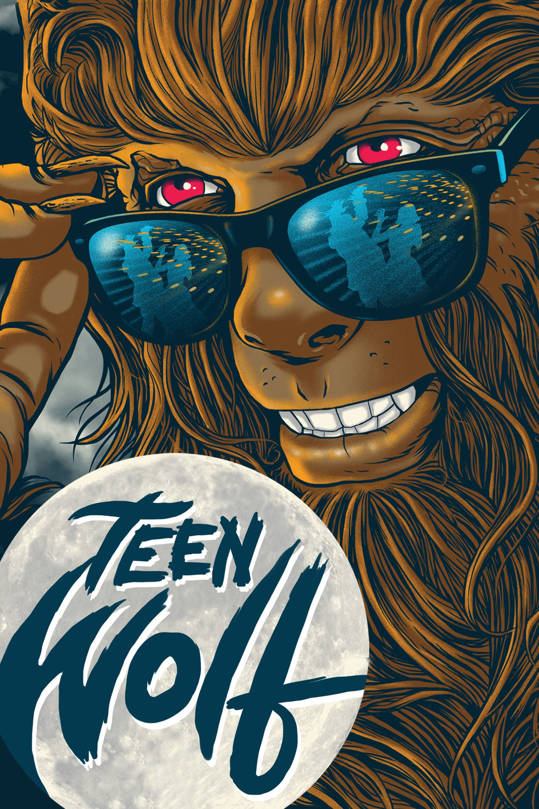 Teenwolf (1985) V2 Movie Poster Framed or Unframed Glossy Poster Free UK Shipping!!!