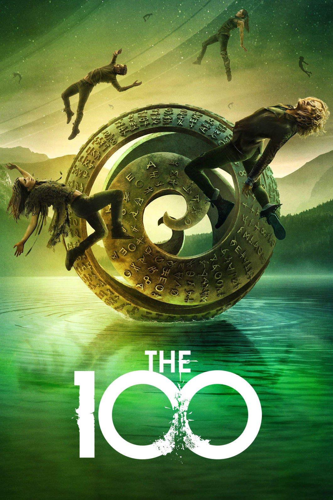 The 100 (2014)v3 TV Series High Quality Glossy Paper A1 A2 A3 A4 A3 Framed or Unframed!!!