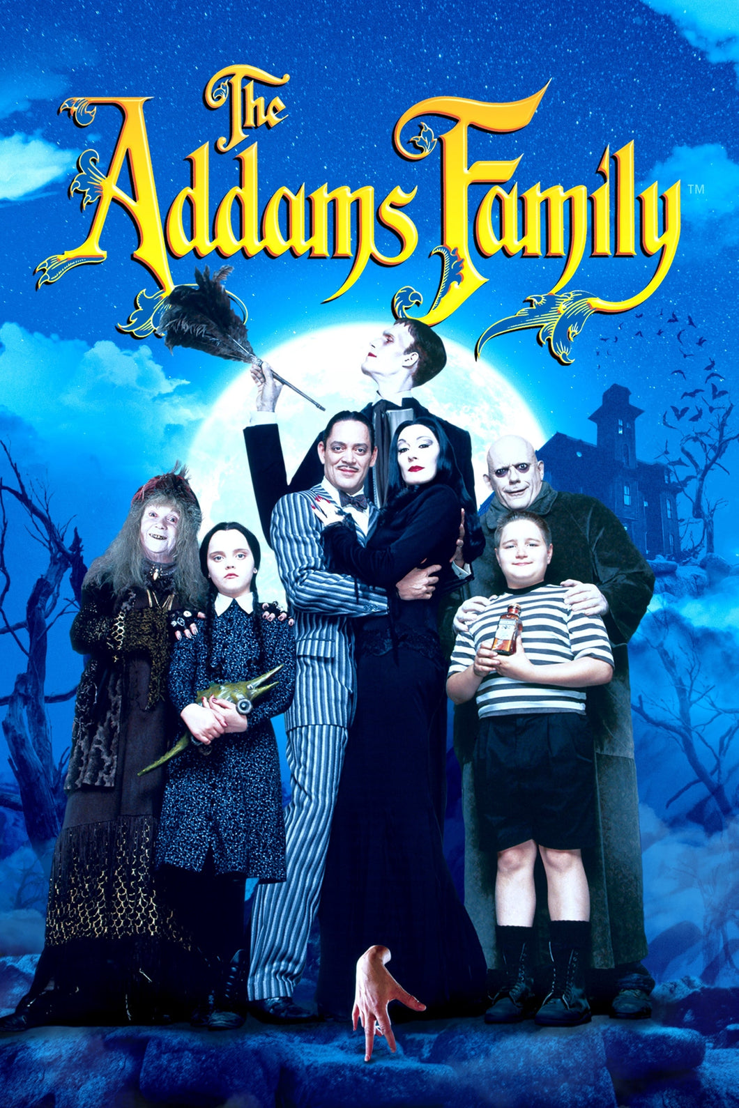 The Addams Family (1991) V1 Movie Poster High Quality Glossy Paper A1 A2 A3 A4 A3 Framed or Unframed!!!