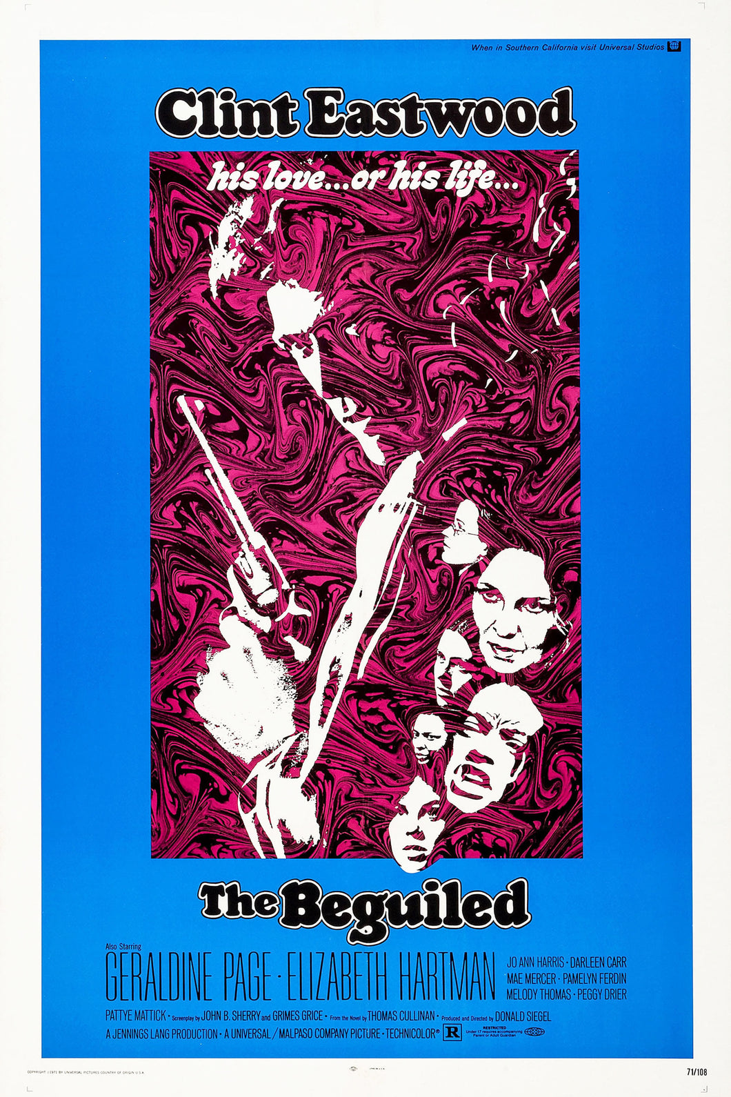 The Beguiled (1971) Movie Poster High Quality Glossy Paper A1 A2 A3 A4 A3 Framed or Unframed!!