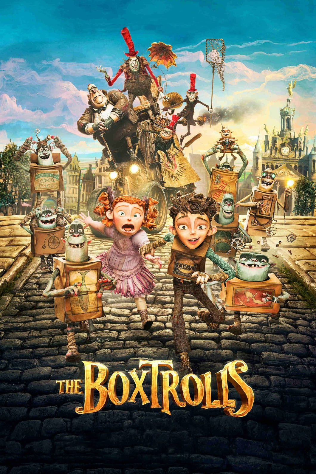 The Boxtrolls (2014) Animation Movie  High Quality Glossy Paper A1 A2 A3 A4 A3 Framed or Unframed!!!