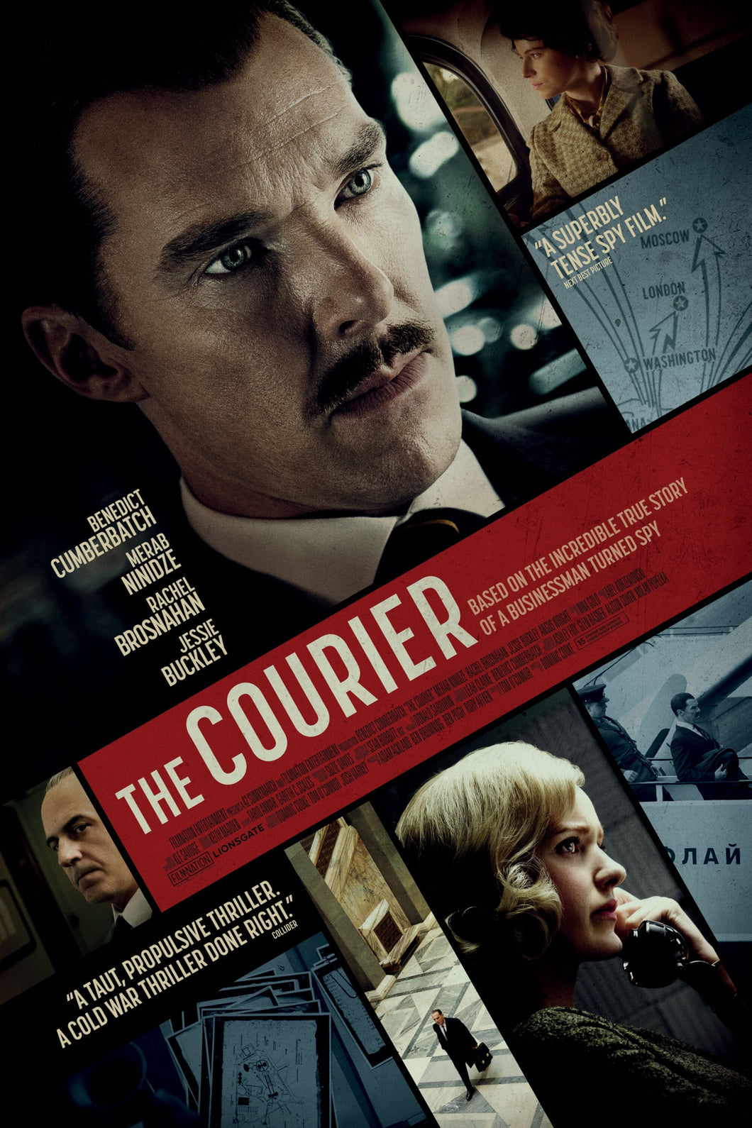 The Courier (2021)  Movie Poster High Quality Glossy Paper A1 A2 A3 A4 A3 Framed or Unframed!!!