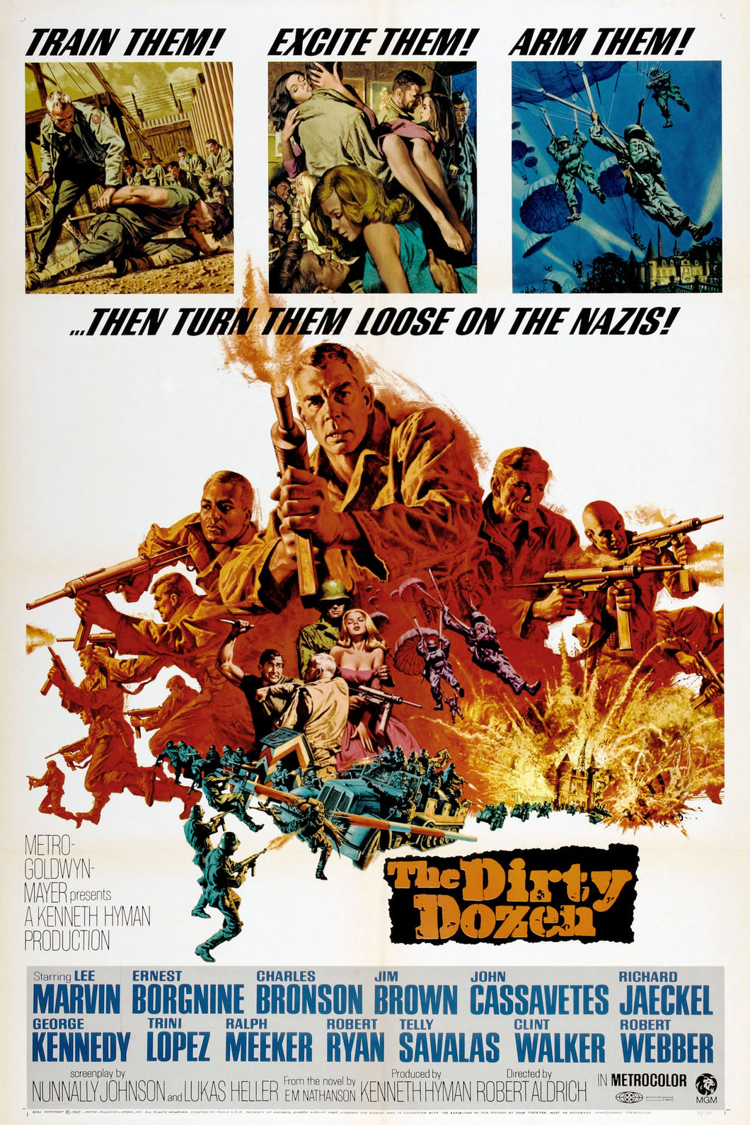 The Dirty Dozen (1967) Movie Poster High Quality Glossy Paper A1 A2 A3 A4 A3 Framed or Unframed!!!