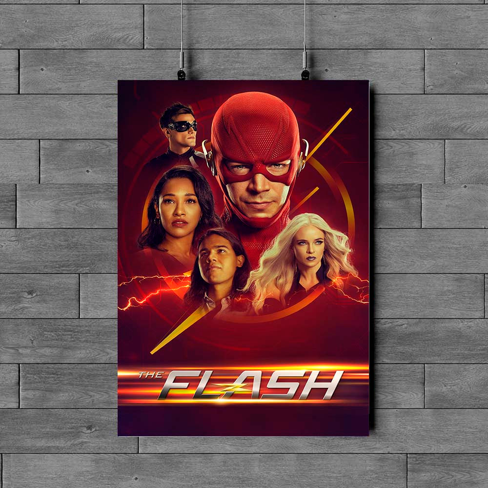 The Flash TV Series High Quality Glossy Paper A1 A2 A3 A4 A3 Framed or Unframed!!!