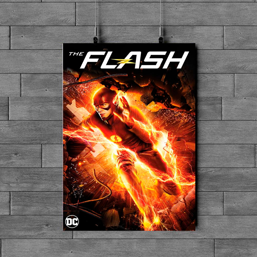 The Flash v2 TV Series High Quality Glossy Paper A1 A2 A3 A4 A3 Framed or Unframed!!!