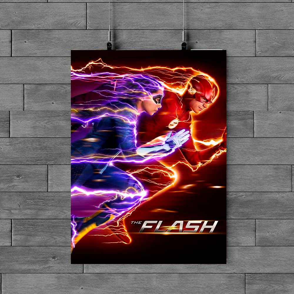 The Flash v3 TV Series High Quality Glossy Paper A1 A2 A3 A4 A3 Framed or Unframed!!!