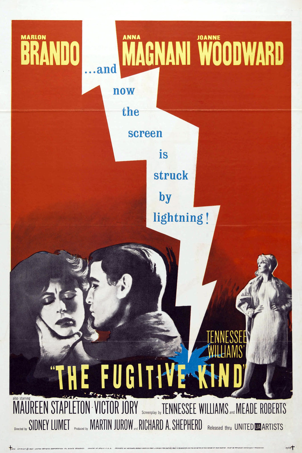 The Fugitive Kind (1960) Movie Poster High Quality Glossy Paper A1 A2 A3 A4 A3 Framed or Unframed!!!