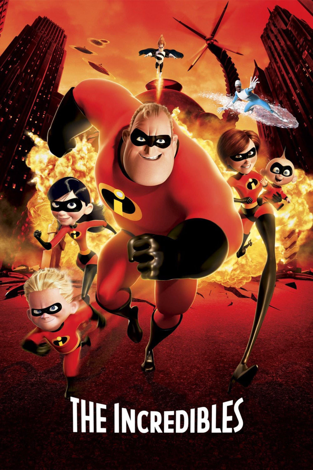 The Incredibles (2004) Animation Movie  High Quality Glossy Paper A1 A2 A3 A4 A3 Framed or Unframed!!!