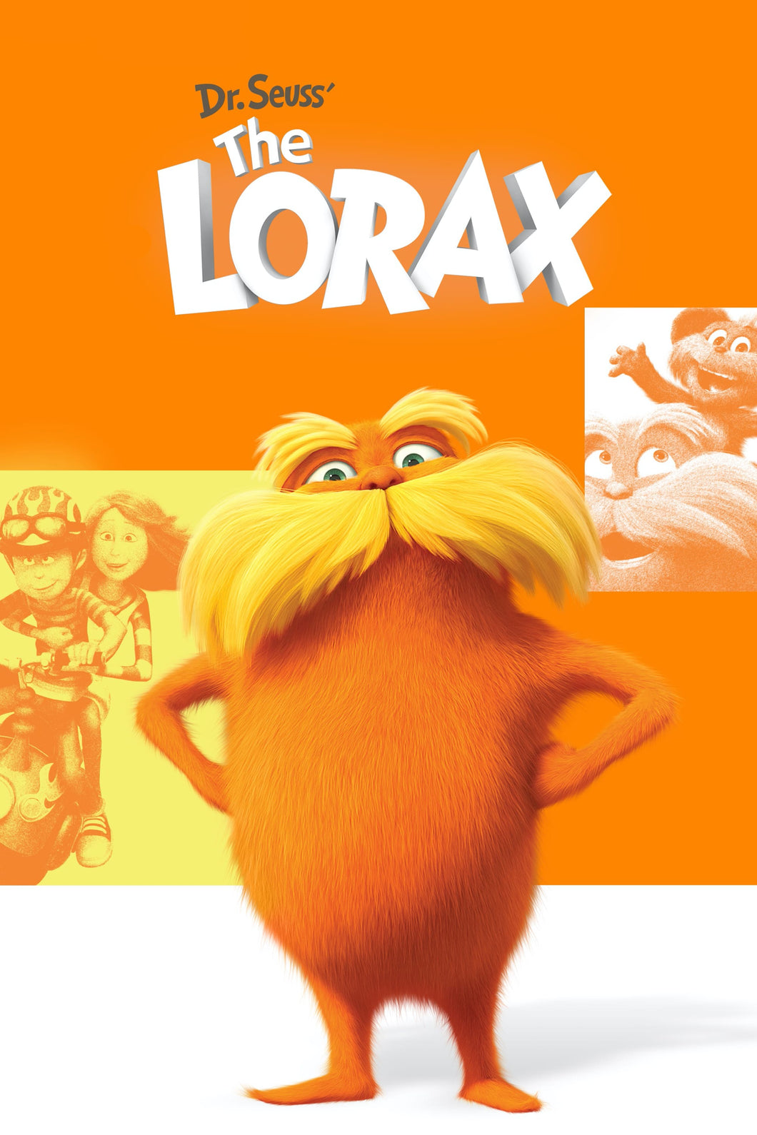 The Lorax (2012) Animation Movie  High Quality Glossy Paper A1 A2 A3 A4 A3 Framed or Unframed!!!