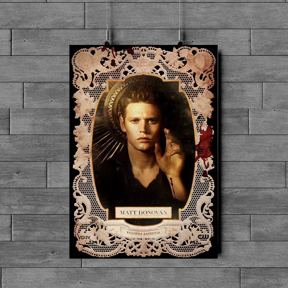 The Vampire Diaries v10 TV Series High Quality Glossy Paper A1 A2 A3 A4 A3 Framed or Unframed!!!