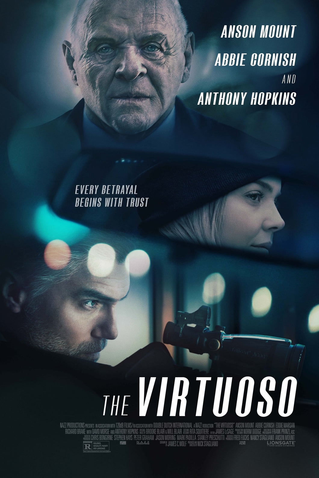 The Virtuoso (2021) v2 Movie Poster  High Quality Glossy Paper A1 A2 A3 A4 A3 Framed or Unframed!!!