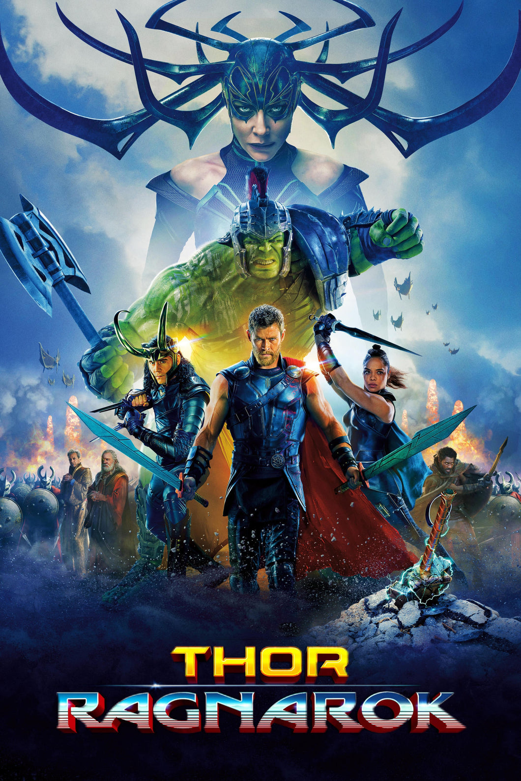 Thor Ragnarok Movie Marvel Comics Poster Framed or Unframed Glossy Poster Free UK Shipping!!!