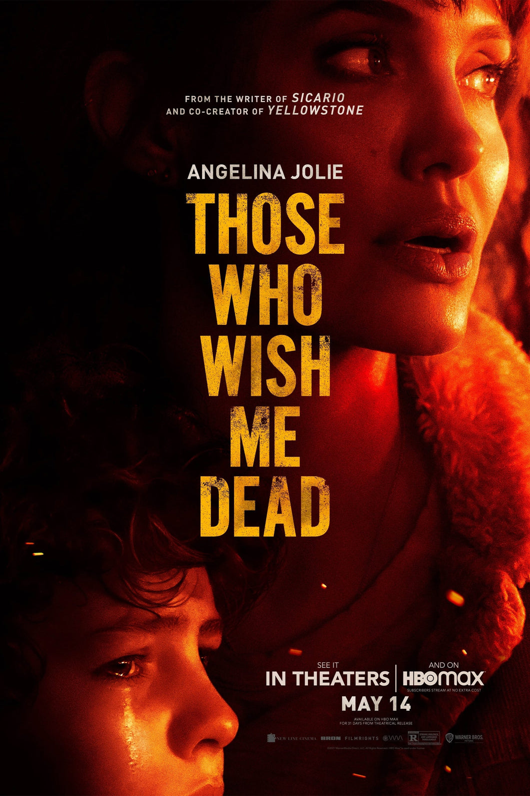 Those Who Wish Me Dead (2021) v2 Movie Poster  High Quality Glossy Paper A1 A2 A3 A4 A3 Framed or Unframed!!!