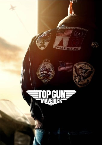 Top Gun Maverick v2 2022 Movie Poster High Quality Glossy Paper A1 A2 A3 A4 A3 Framed or Unframed!!!