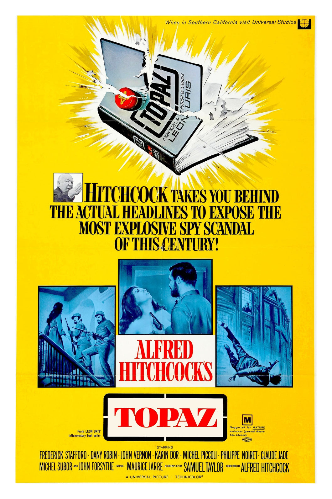 Topaz (1969) v1 Movie Poster High Quality Glossy Paper A1 A2 A3 A4 A3 Framed or Unframed!!!