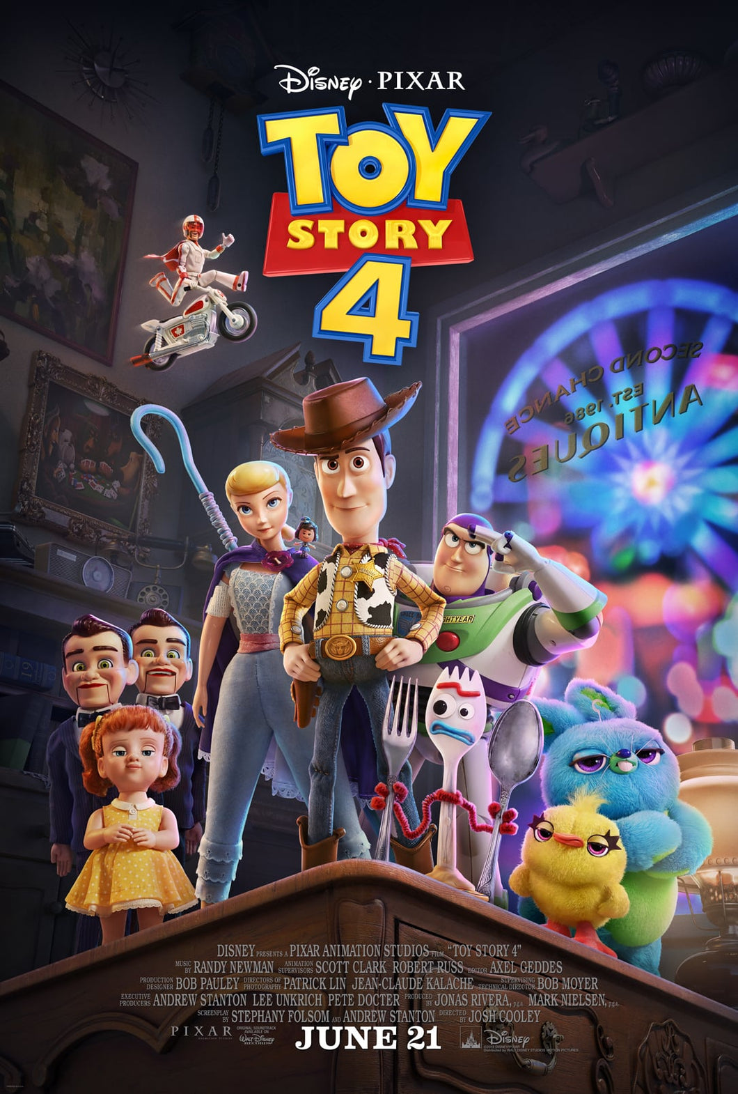 Toy Story 4 v4  Movie Poster High Quality Glossy Paper A1 A2 A3 A4 A3 Framed or Unframed!!!