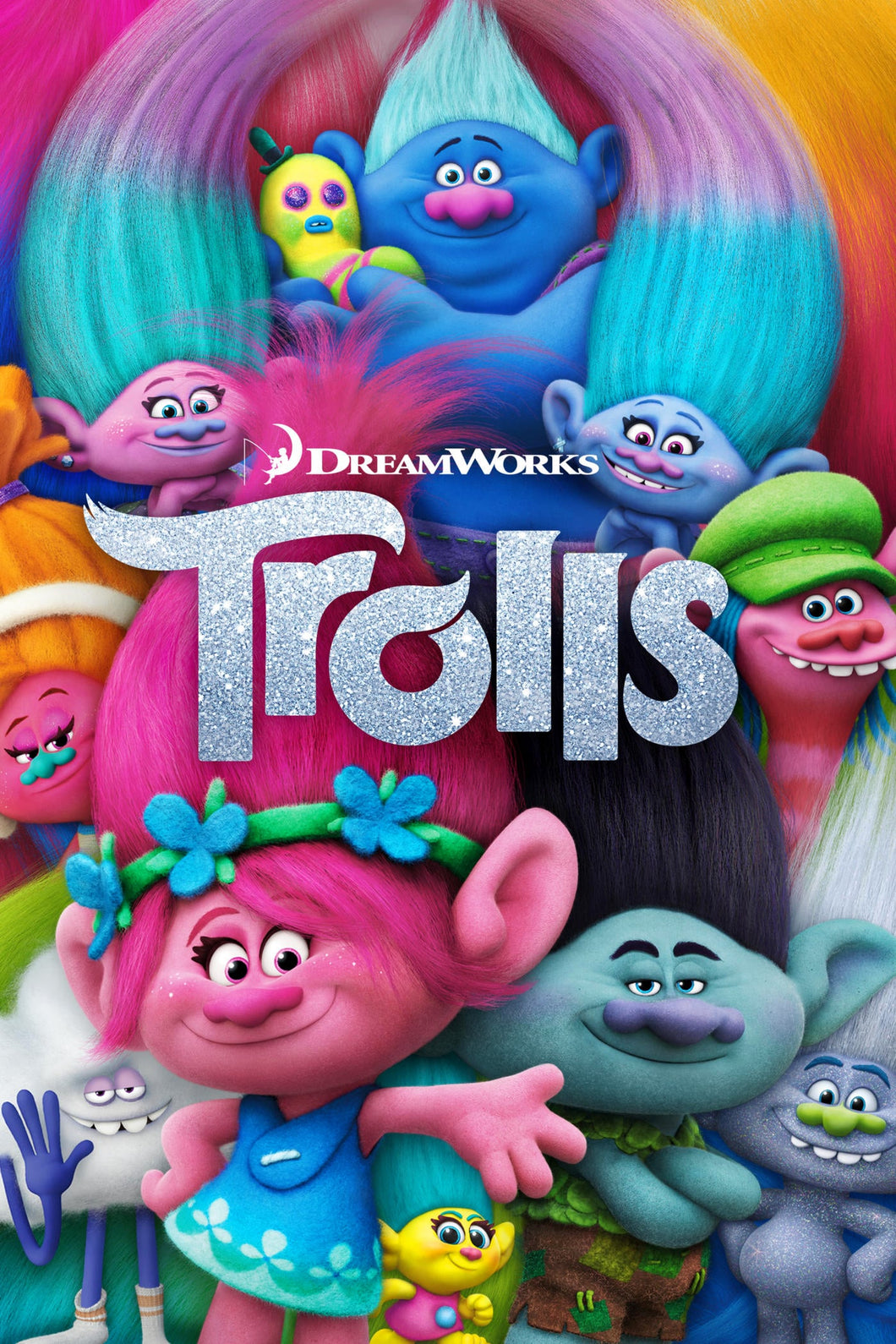 Trolls (2016) Animation Movie  High Quality Glossy Paper A1 A2 A3 A4 A3 Framed or Unframed!!!