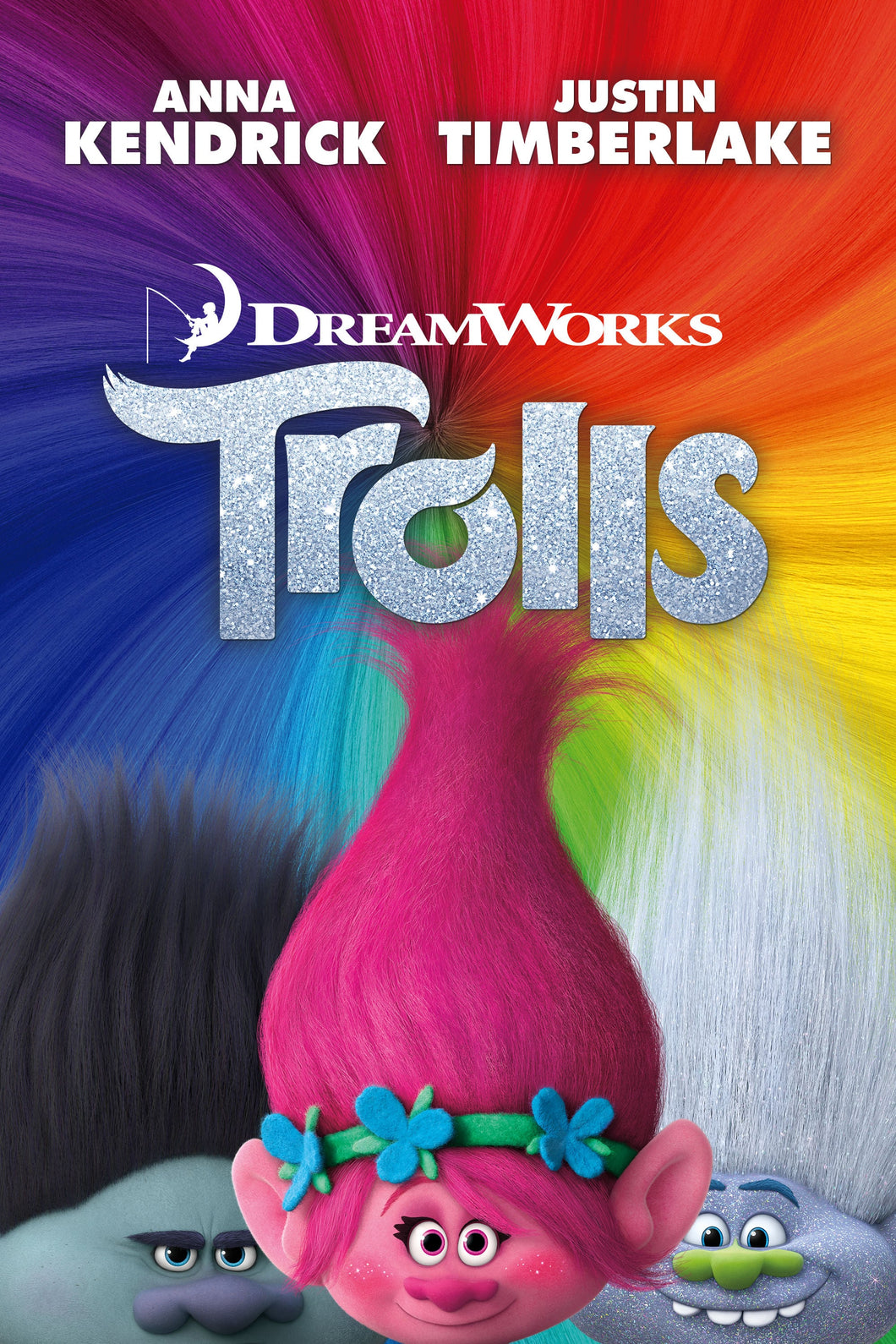 Trolls (2016) V2 Animated Movie Poster Framed or Unframed Glossy Poster Free UK Shipping!!!