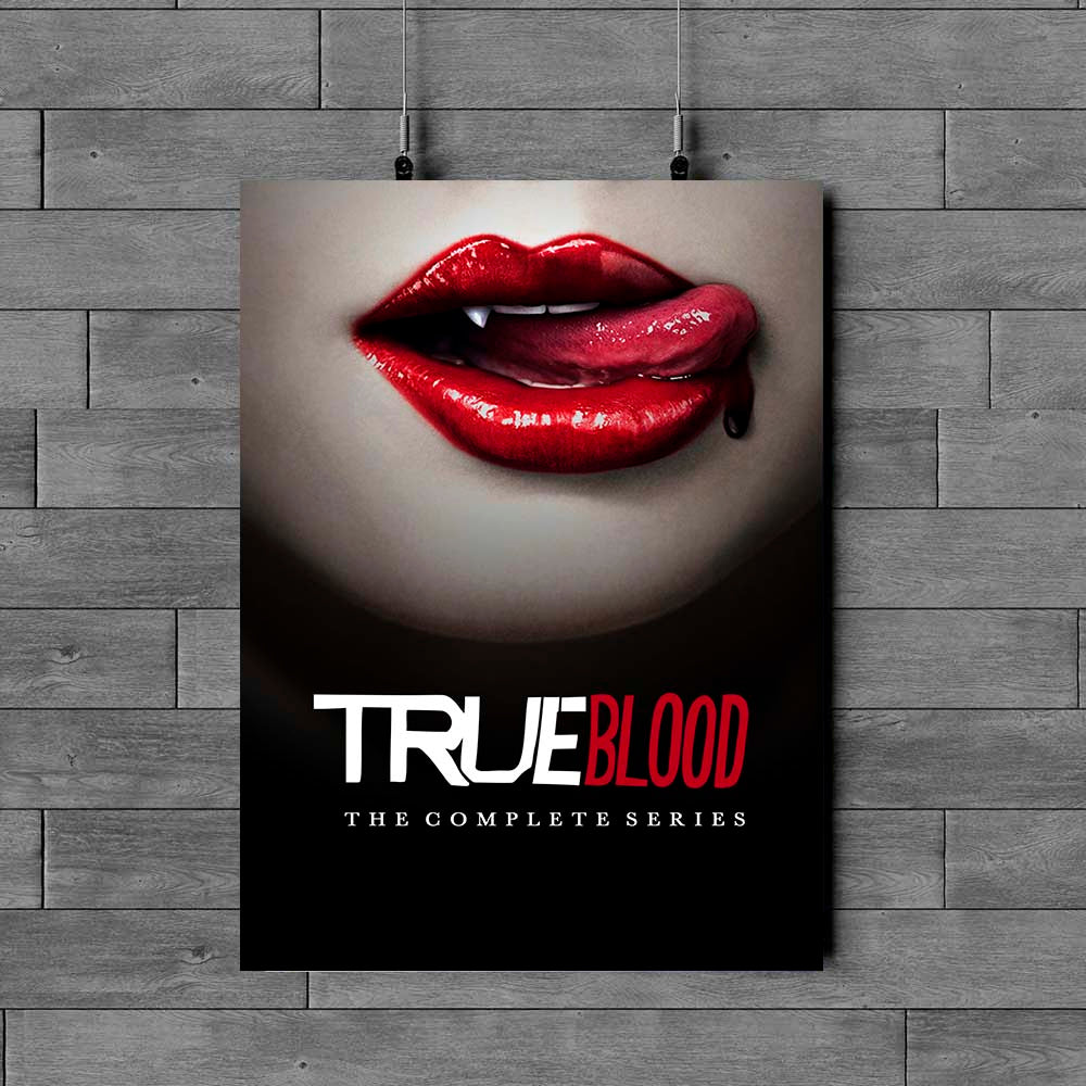 True Blood v2 TV Series High Quality Glossy Paper A1 A2 A3 A4 A3 Framed or Unframed!!!