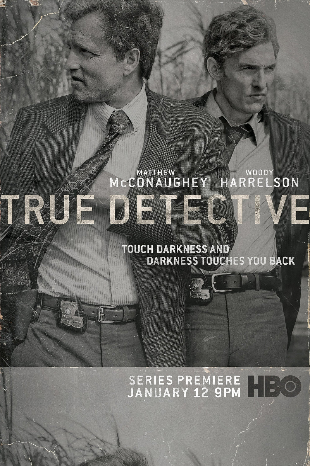 True Detective (2014) v1 TV Series High Quality Glossy Paper A1 A2 A3 A4 A3 Framed or Unframed!!!