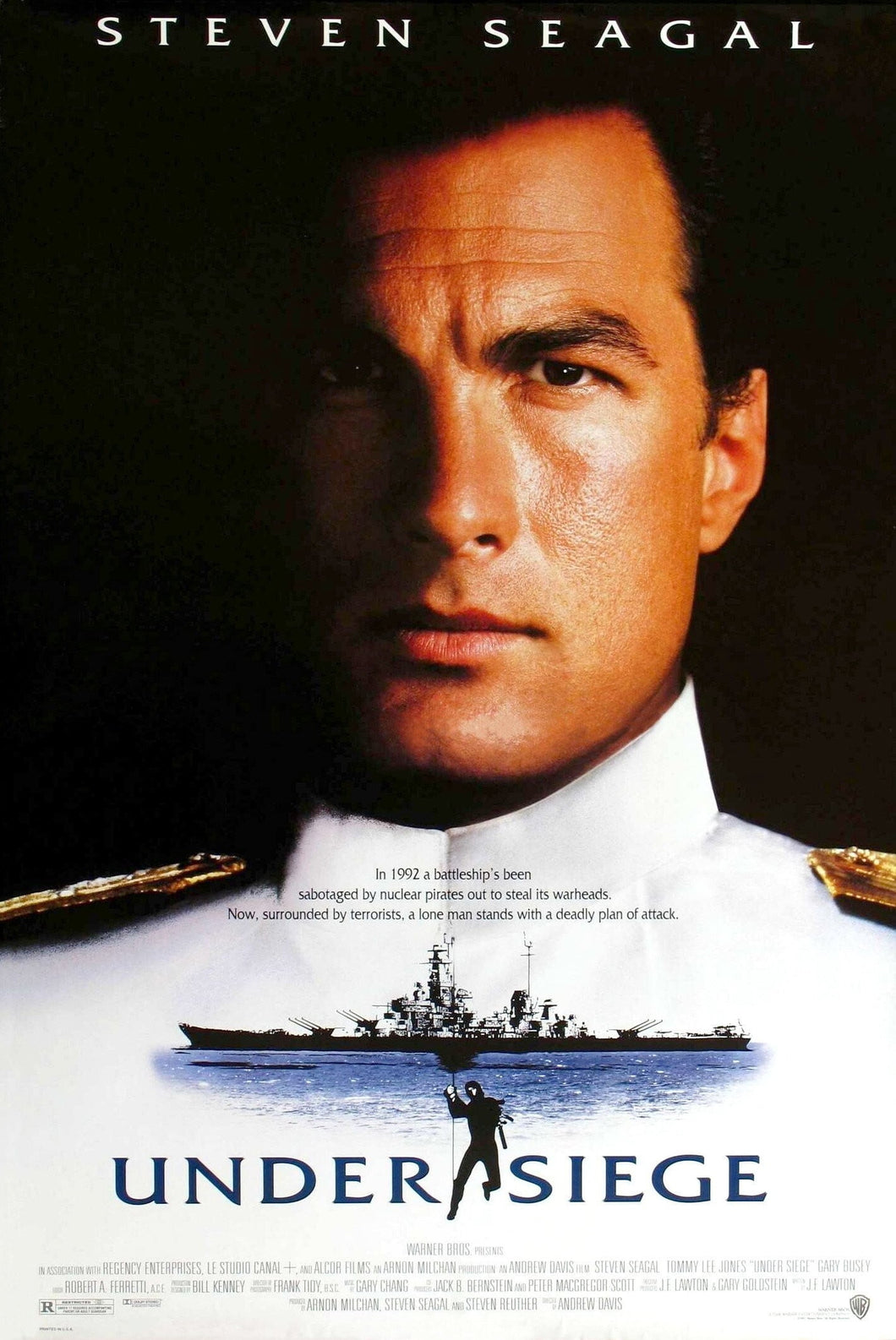 Under Siege (1992) A2 3 4 Movie Poster High Quality Glossy Paper A1 A2 A3 A4 A3 Framed or Unframed!!!