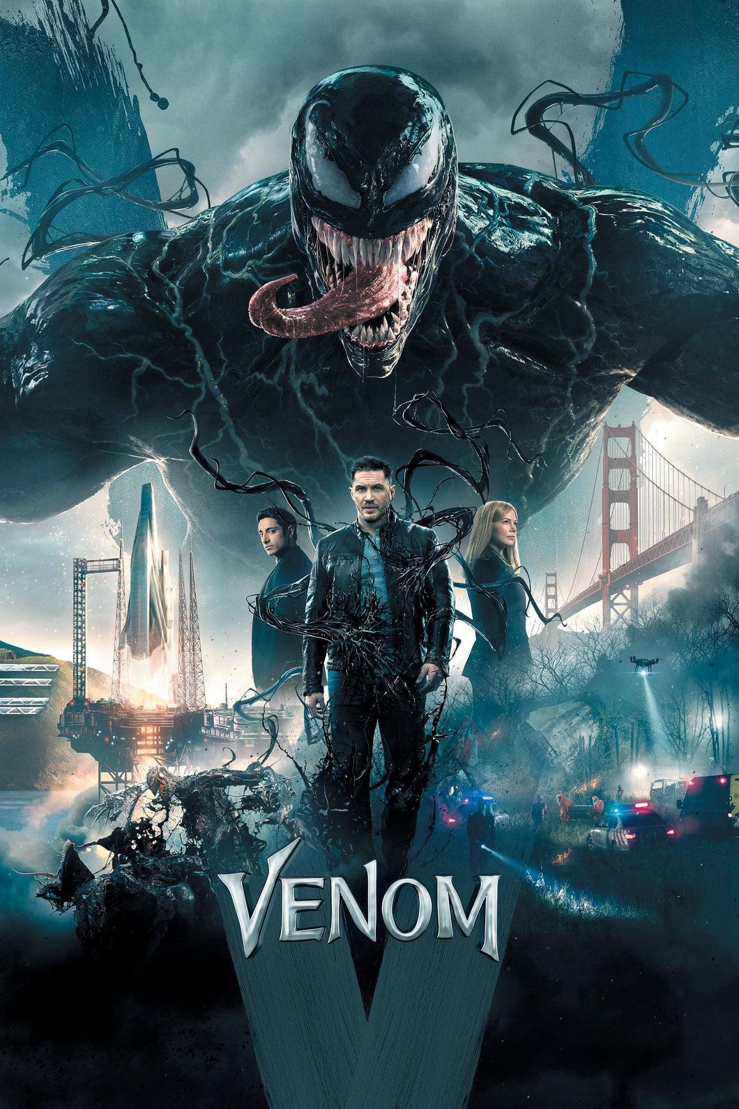 Venom (2018) v4  Movie Poster High Quality Glossy Paper A1 A2 A3 A4 A3 Framed or Unframed!!!