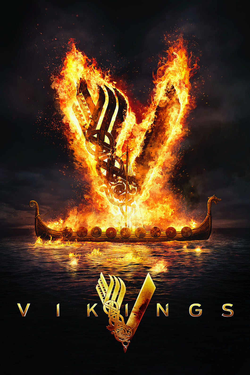 Vikings v5 TV Series High Quality Glossy Paper A1 A2 A3 A4 A3 Framed or Unframed!!!