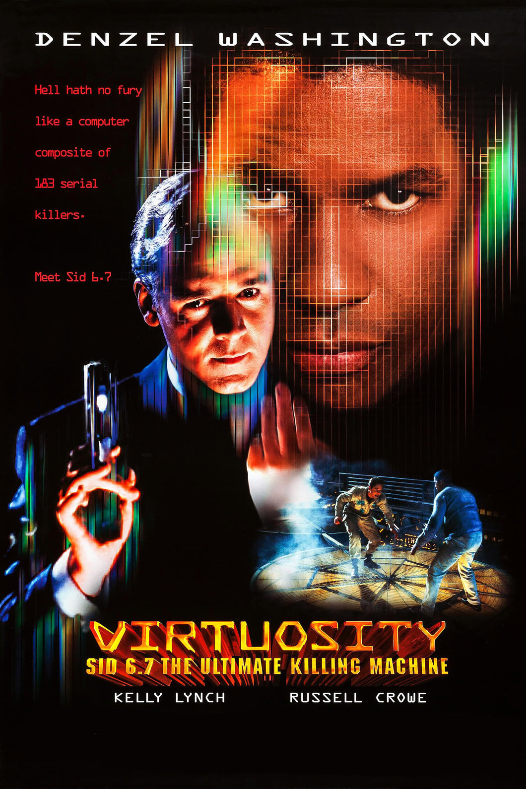 Virtuosity (1995) Movie Poster High Quality Glossy Paper A1 A2 A3 A4 A3 Framed or Unframed!!!