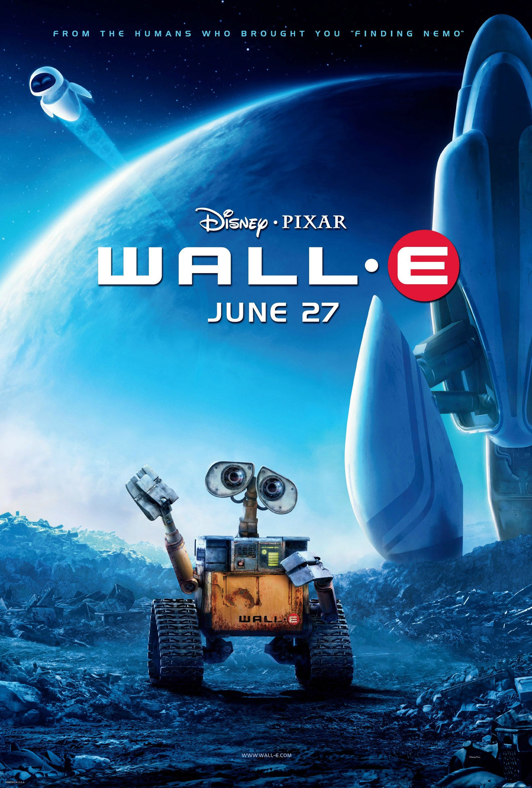 Wall-E Animated Movie Poster Framed or Unframed Glossy Poster Free UK Shipping!!!