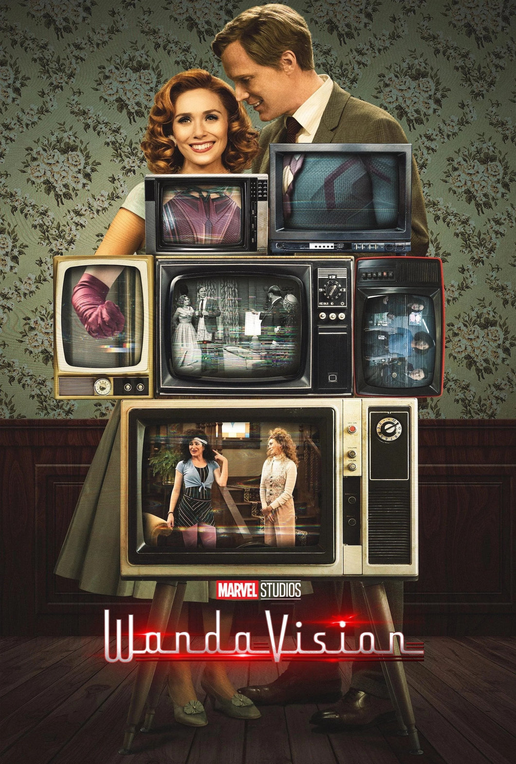 WandaVision  v1(2021)  Movie Poster High Quality Glossy Paper A1 A2 A3 A4 A3 Framed or Unframed!!!