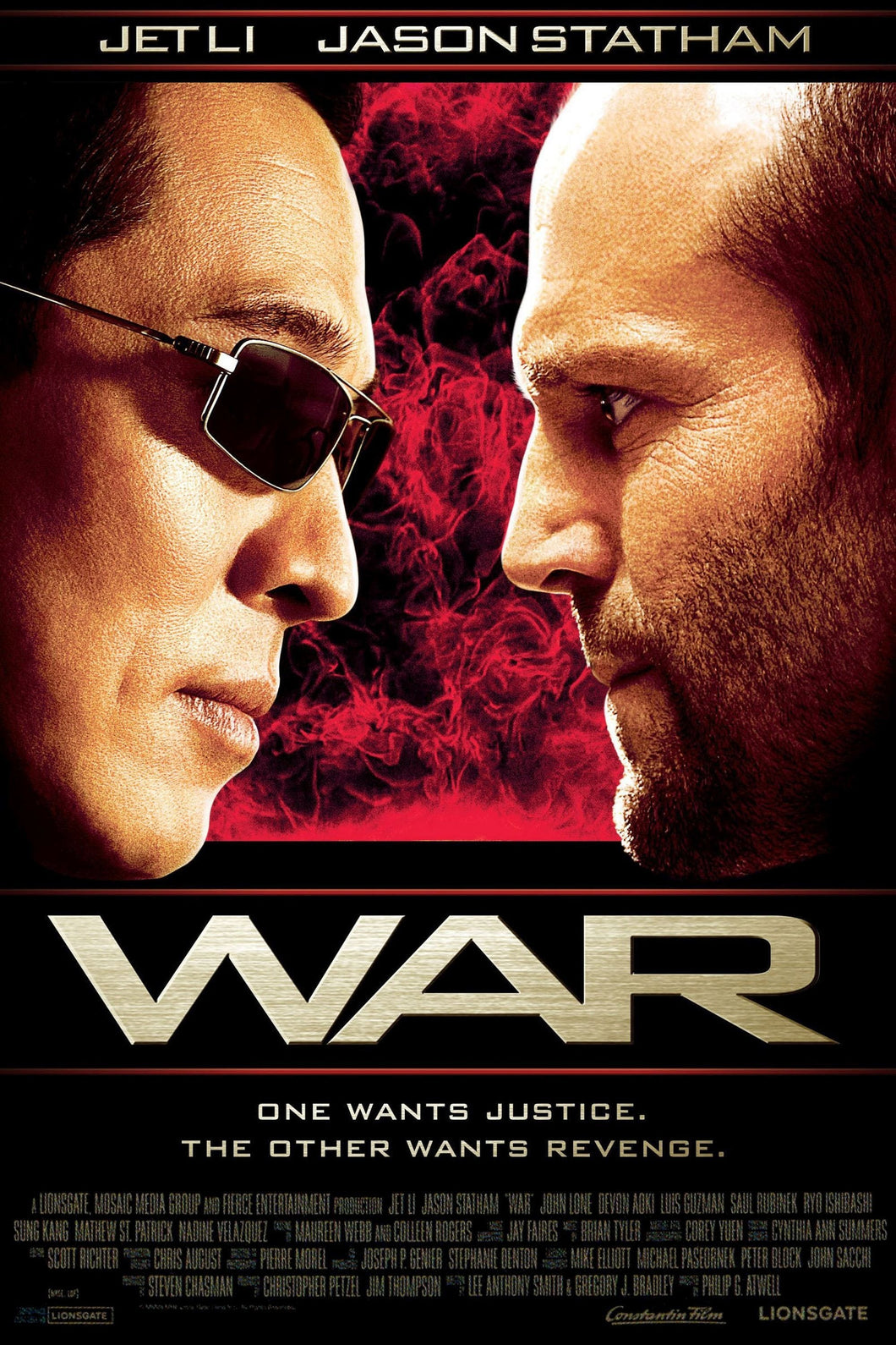 War (2007) Movie Poster High Quality Glossy Paper A1 A2 A3 A4 A3 Framed or Unframed!!!